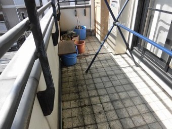 ベランダの様子