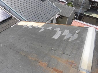 施工前の屋根