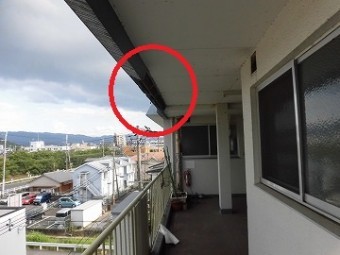 廊下落下部分