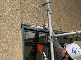 コーキング打ち込み
