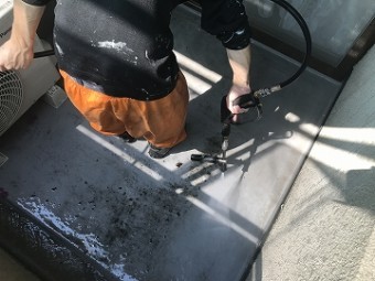 ベランダ土間 洗浄