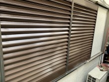 ファインウレタン 雨戸塗装