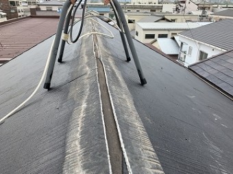 棟板金撤去後