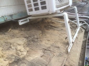 葺き土の撤去