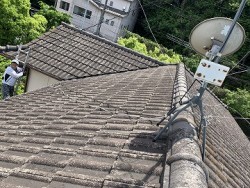 施工前 屋根