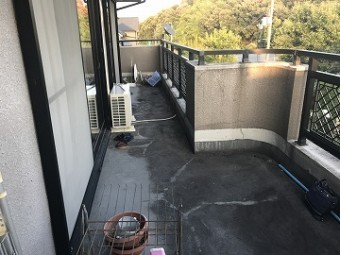 ベランダの状態