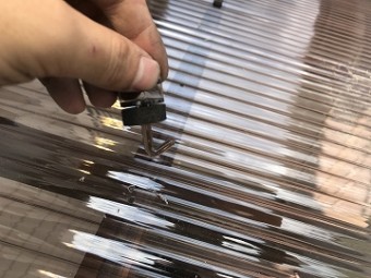 波板フック新設