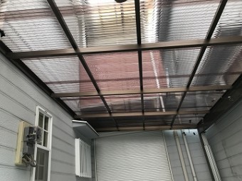 完成した波板