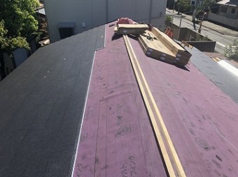スーパーガルテクト施工
