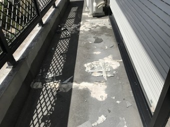 膨れを捲る