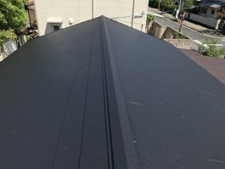 板金屋根完成写真