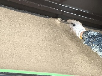 刷毛作業アップ