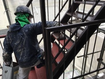 階段仕上げ