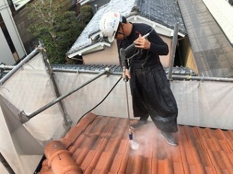 洗浄の様子
