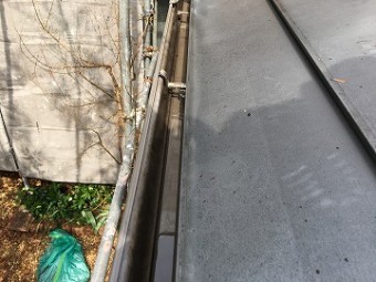 雨樋洗浄完了