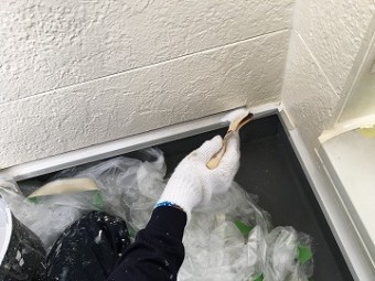 水切りウレタン塗布