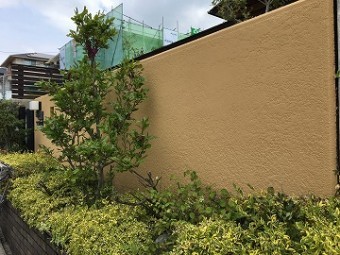 塀の仕上がり
