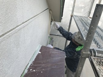 中塗りの様子