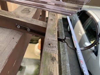 受け金具新設