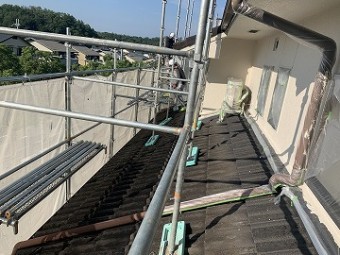 屋根材撤去後