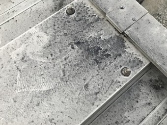 汚れ部分