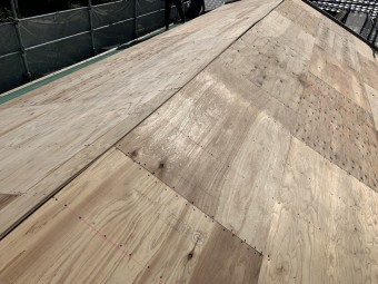 屋根下地新設