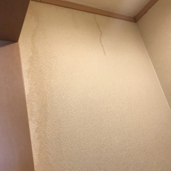 雨漏りによる染み