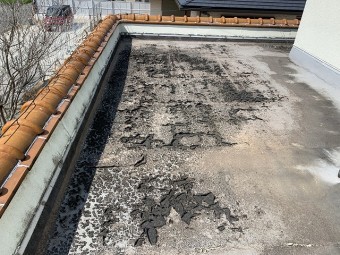 ベランダ防水の劣化