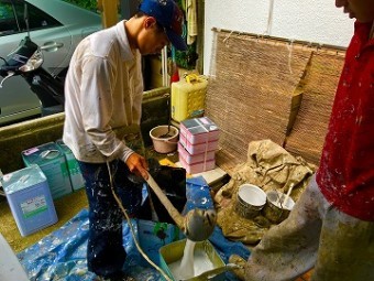 塗料攪拌