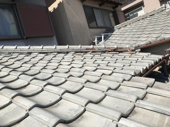 既存の下屋根