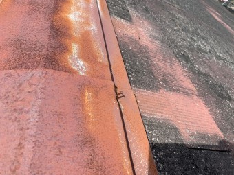 棟板金 釘抜け