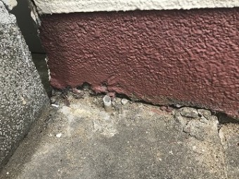基礎部分の損傷