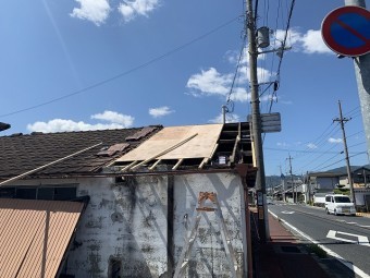 野地板合板新設