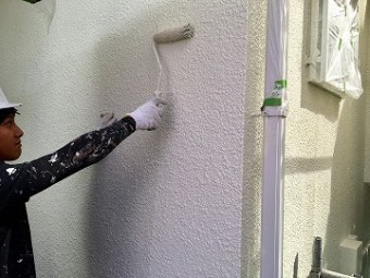 外壁上塗り