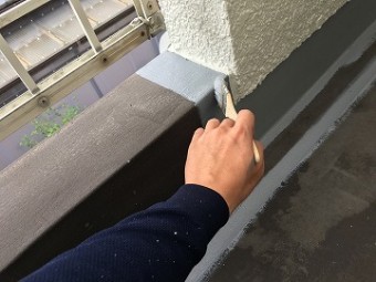 刷毛作業