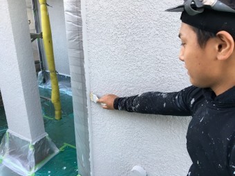刷毛作業