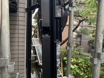 雨樋 加工後