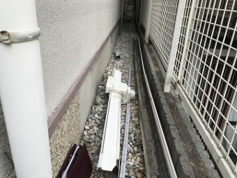 雨樋の撤去