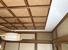 天井クロス仕上げ