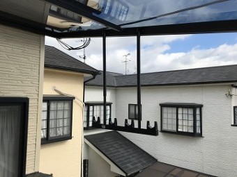 物干し設置