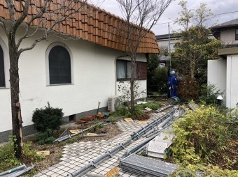 足場配り