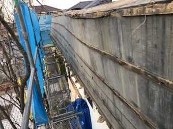 腐食した 外壁下地