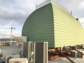 被災部分の外観