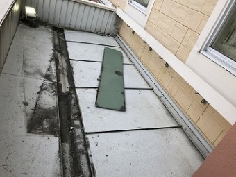 飛んだ板金屋根