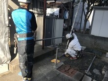足場組み立て