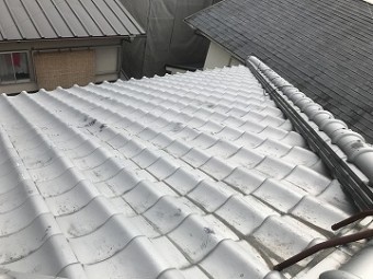 雨漏り箇所の周辺の屋根