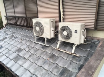 瓦葺き直し施工後