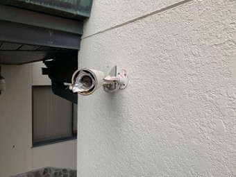 外部照明破損