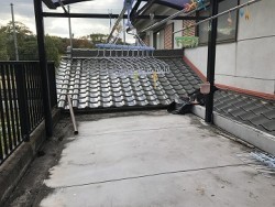 ベランダ現調時