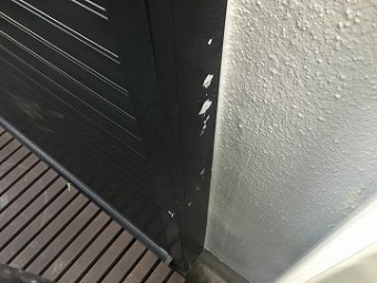 サッシ掃除前